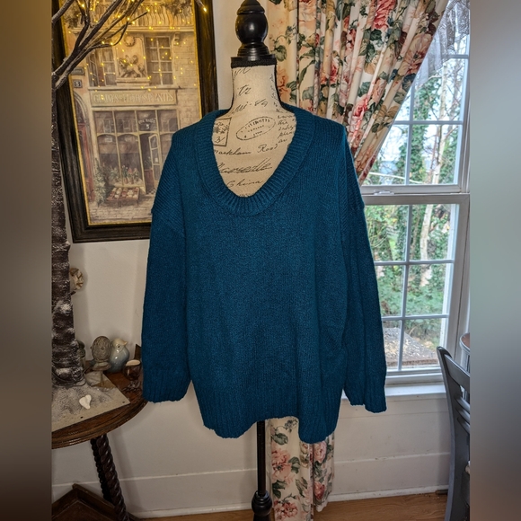 Free people sweater turquoise blue - Picture 9 of 9